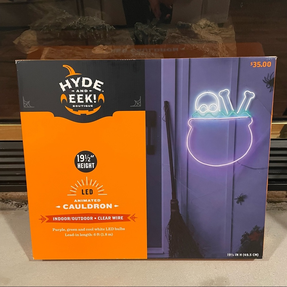 NIB Hide and Eek Target Cauldron Neon